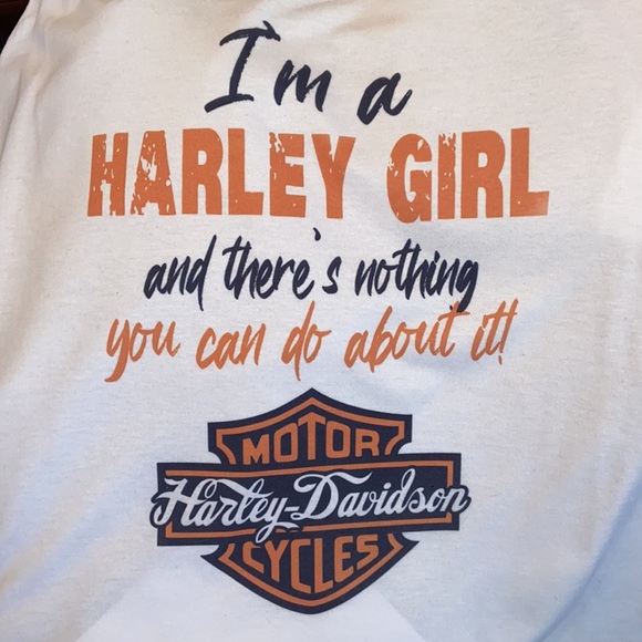 - I'M  A HARLEY GIRL TEE'S - Picture 2 of 8